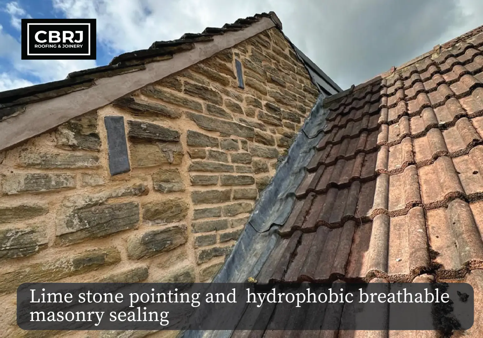 CBRJ Roofing & Joinery Lime Stone Pointing restoration on historic stone structure